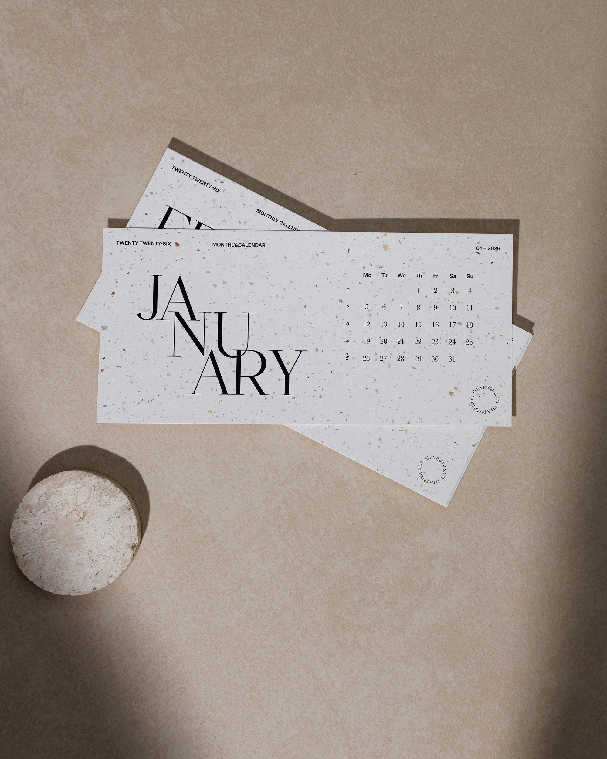 2026 Asztali naptárkártya szett - COFFEE