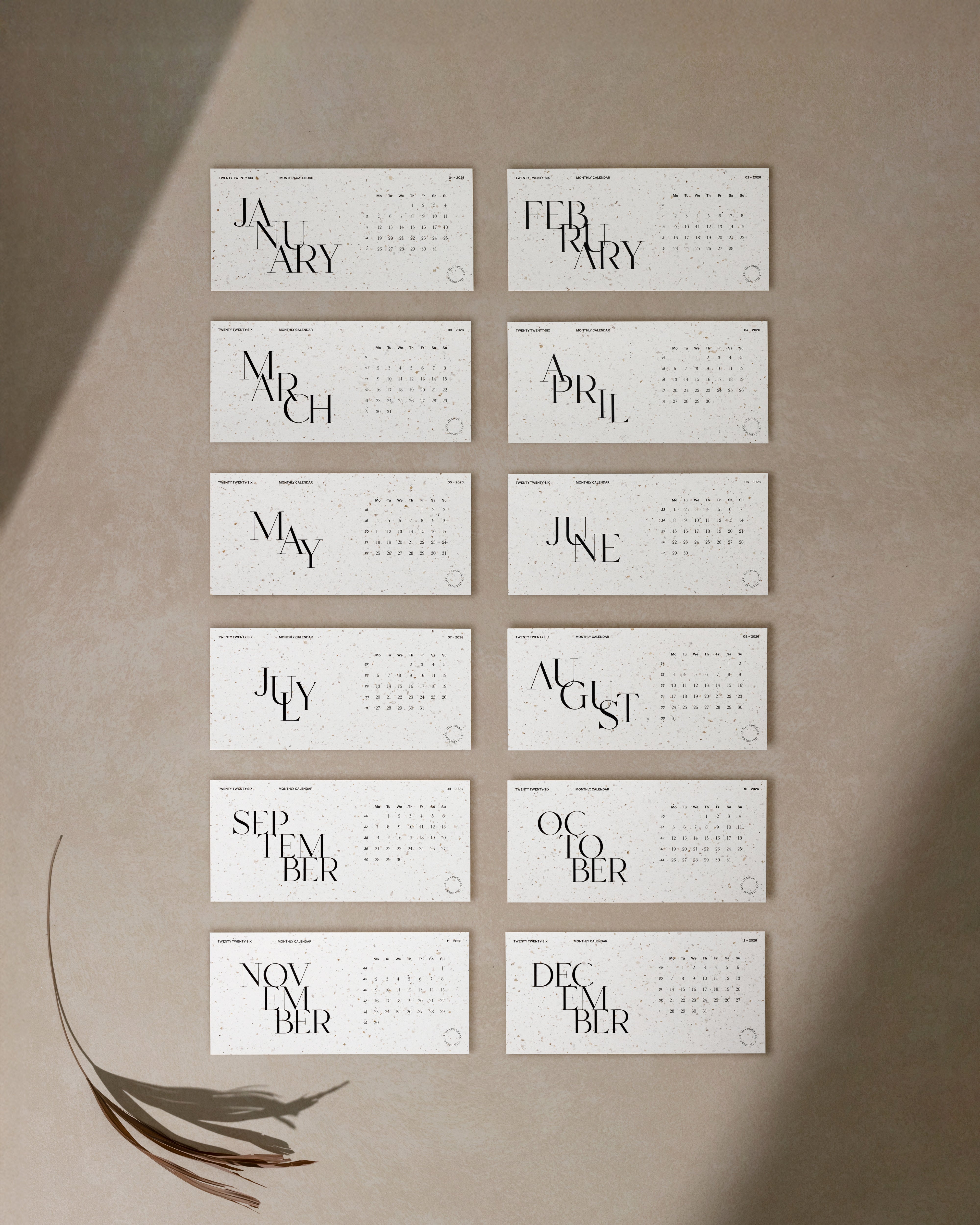 2026 Naptárkártya szett - COFFEE