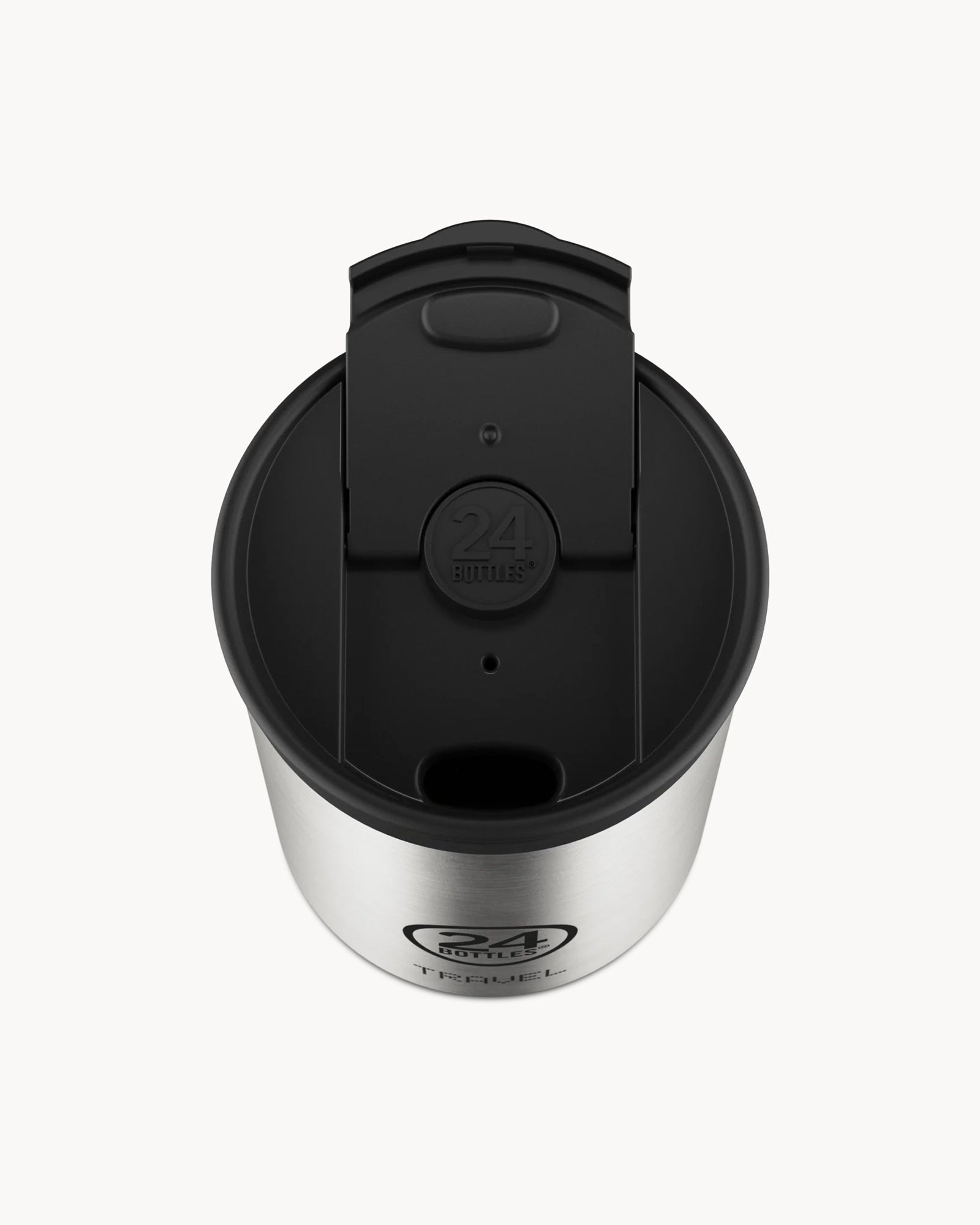 24Bottles Travel Tumbler 350 ml rozsdamentes acél bögre - Brushed Steel