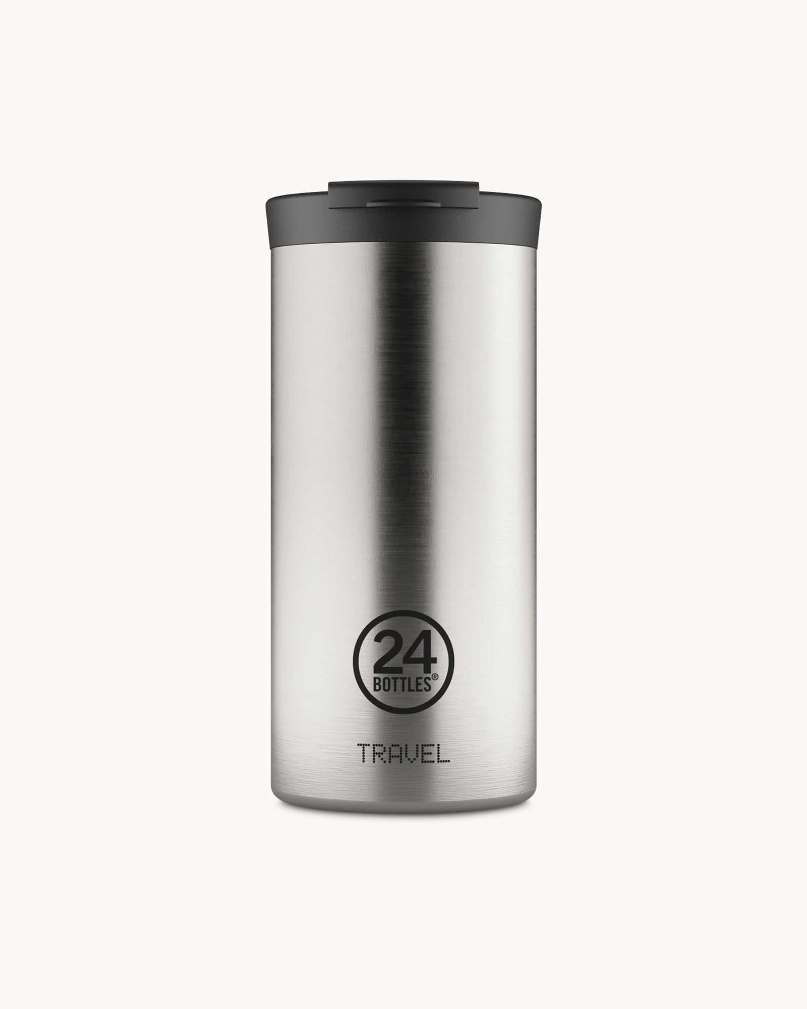 24Bottles Travel Tumbler 600 ml rozsdamentes acél bögre - Brushed Steel