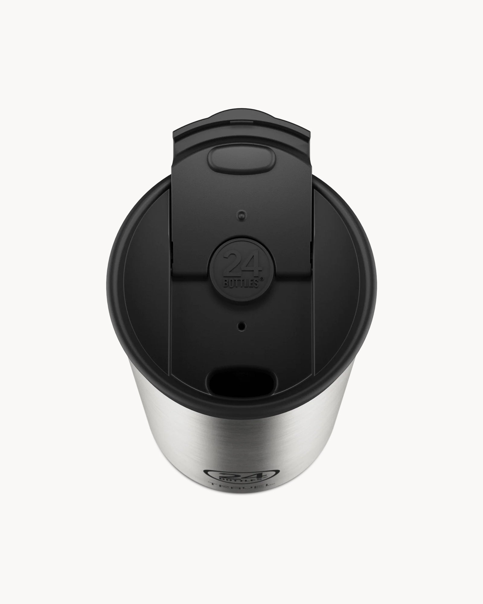 24Bottles Travel Tumbler 600 ml rozsdamentes acél bögre - Brushed Steel