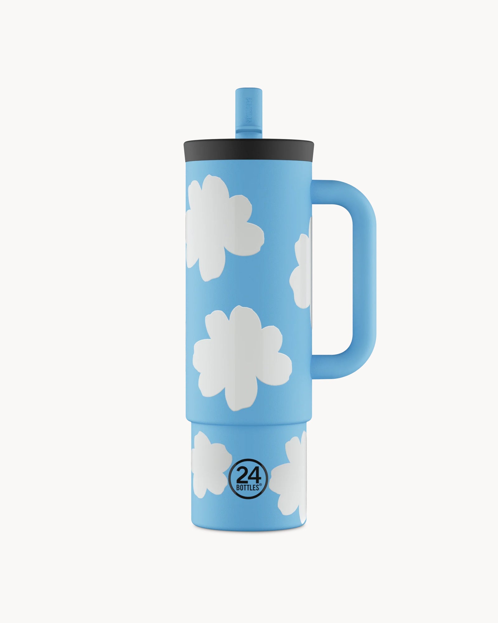 24Bottles Straw Cup 800 ml rozsdamentes acél bögre szívószállal - Daydreaming