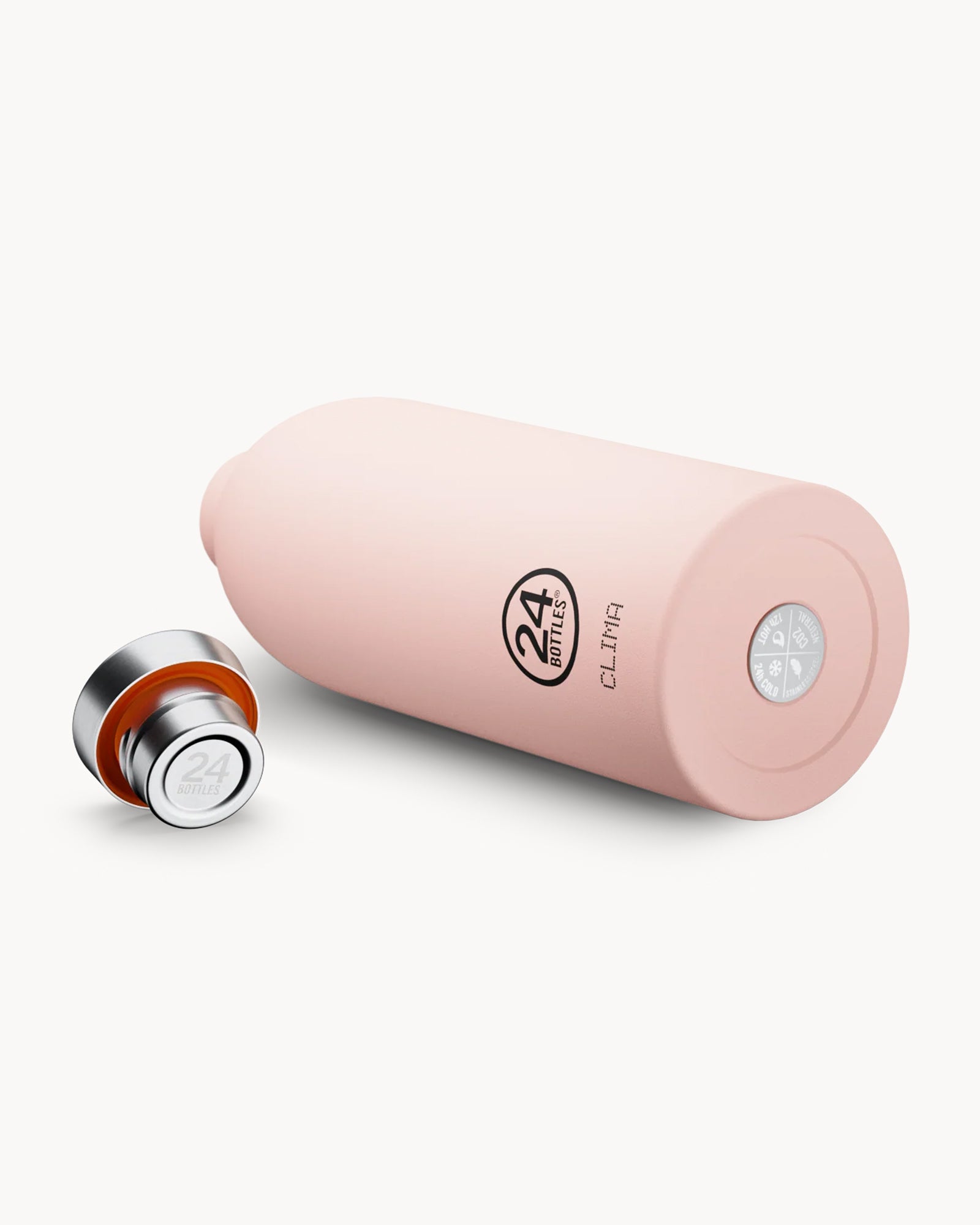 24Bottles Clima 850 ml rozsdamentes acél termosz - Dusty Pink