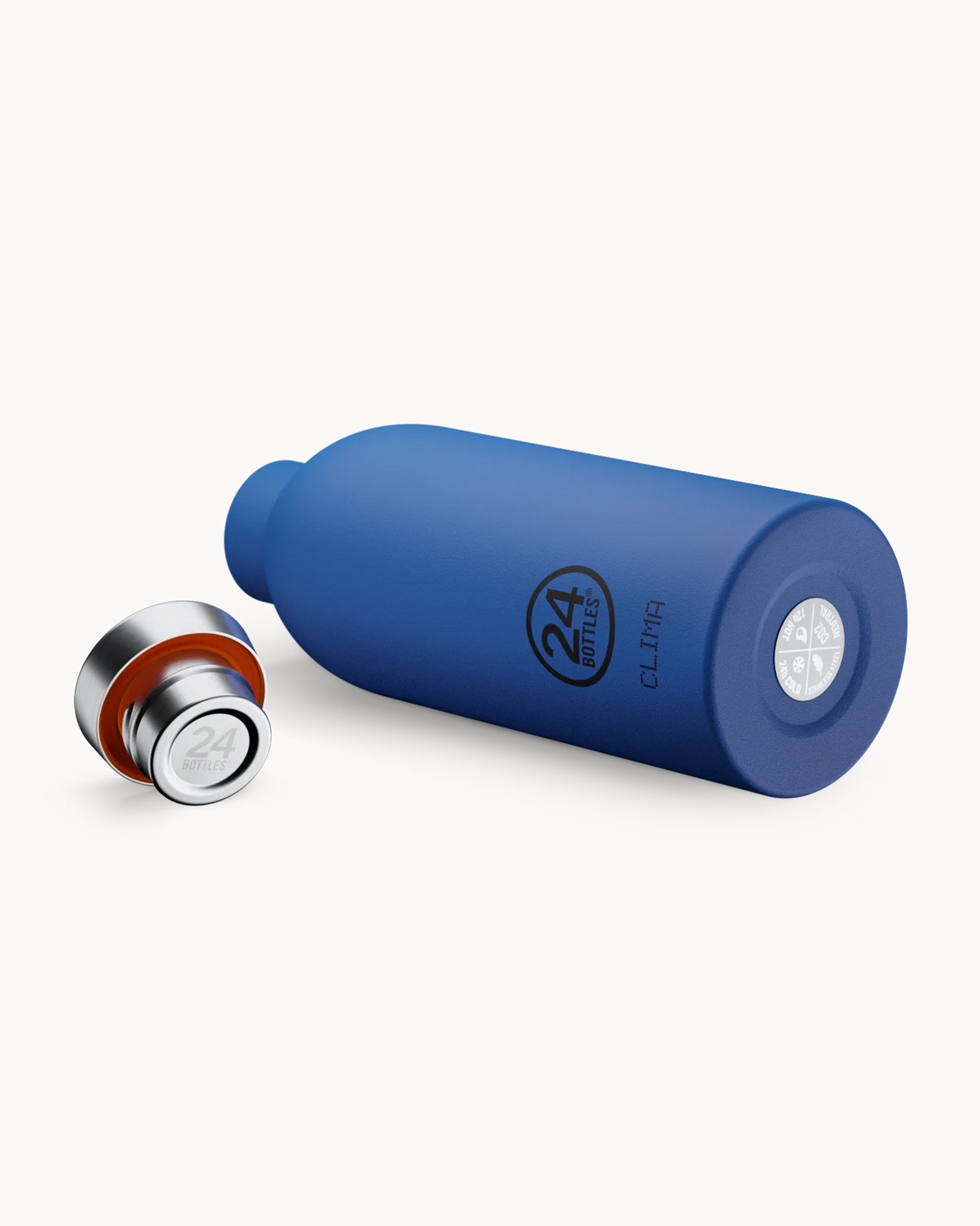 24Bottles Clima 500 ml rozsdamentes acél termosz - Gold Blue