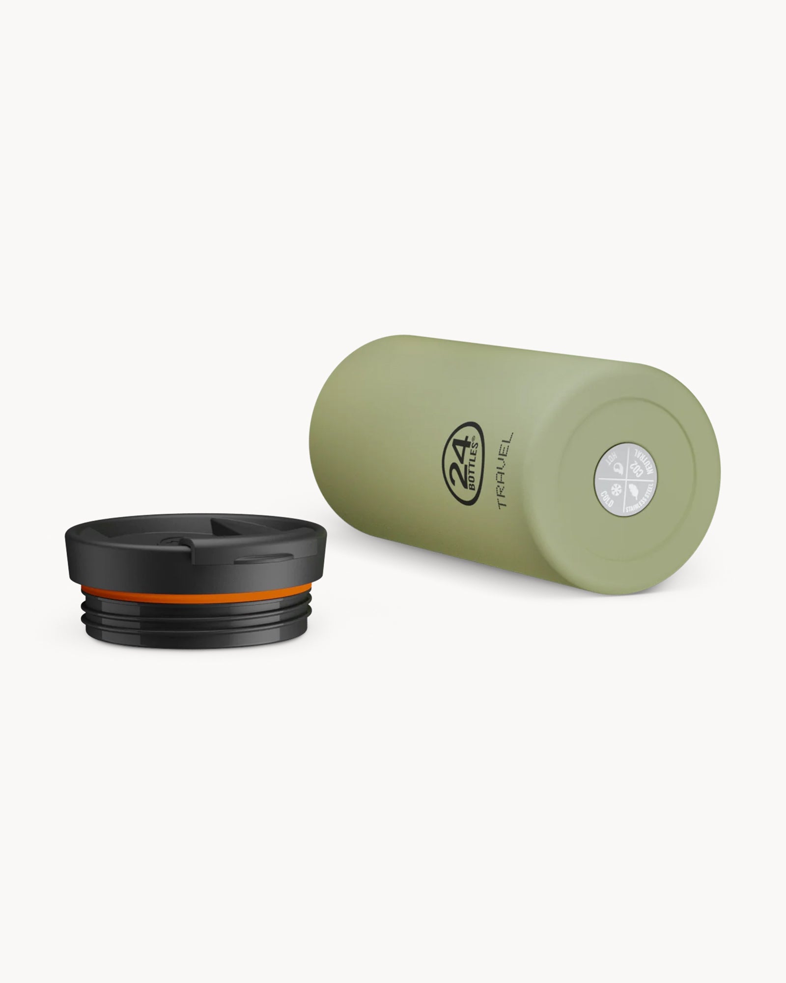 24Bottles Travel Tumbler 600 ml rozsdamentes acél bögre - Sage