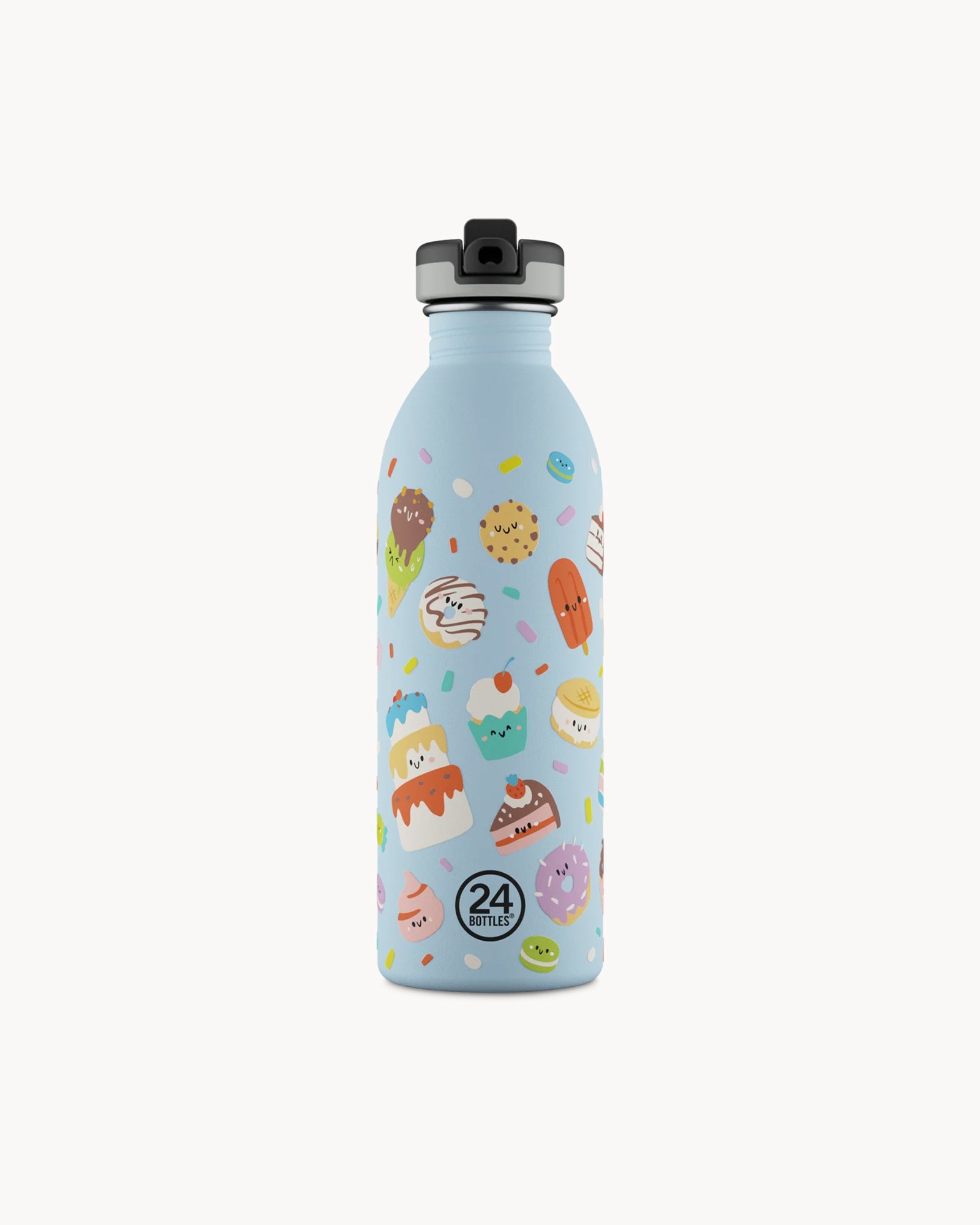 24Bottles Kids 500 ml rozsdamentes acél kulacs szívószálas kupakkal - Sweet Friends