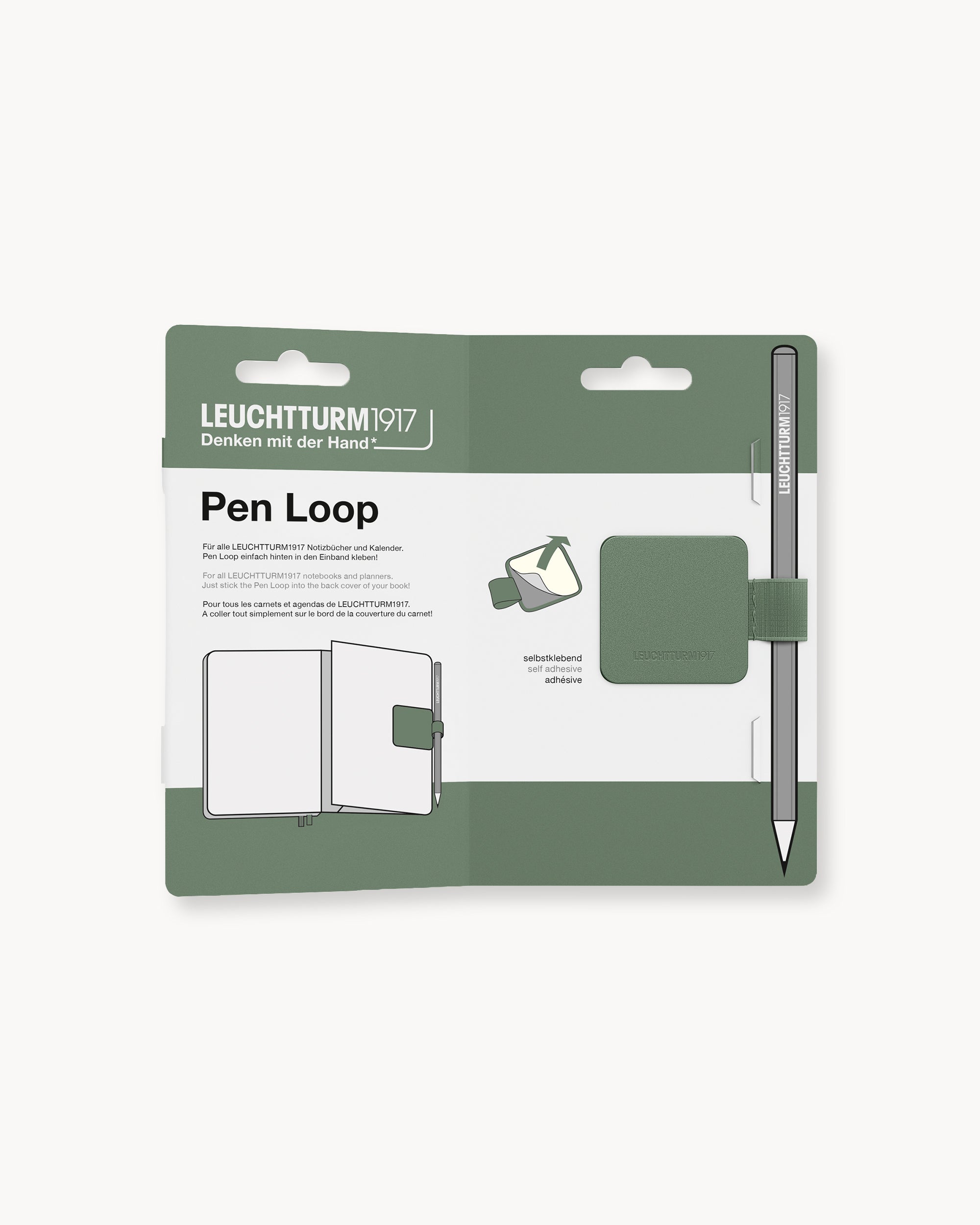 Leuchtturm1917 Pen Loop – Olive