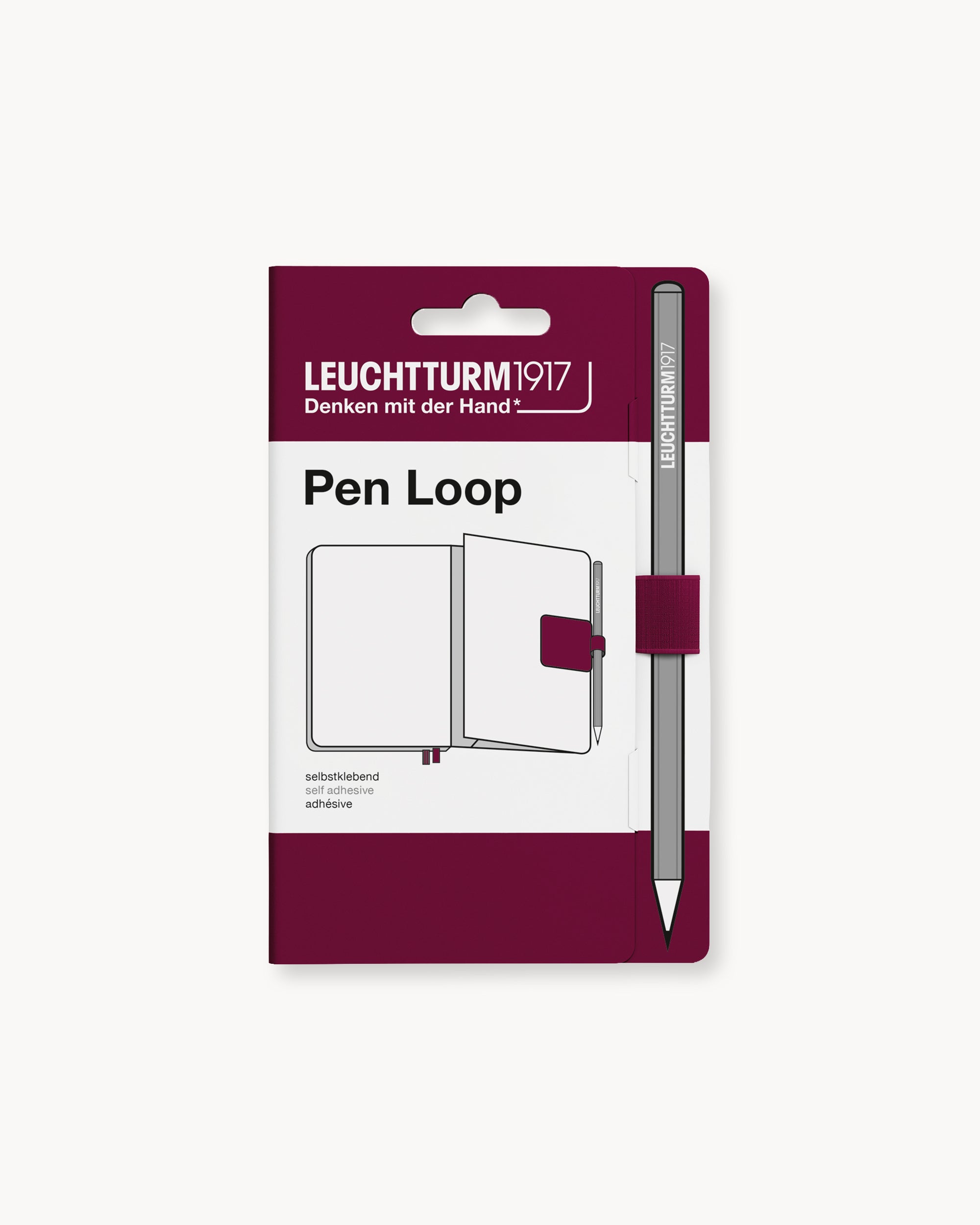 Leuchtturm1917 Pen Loop – Port Red