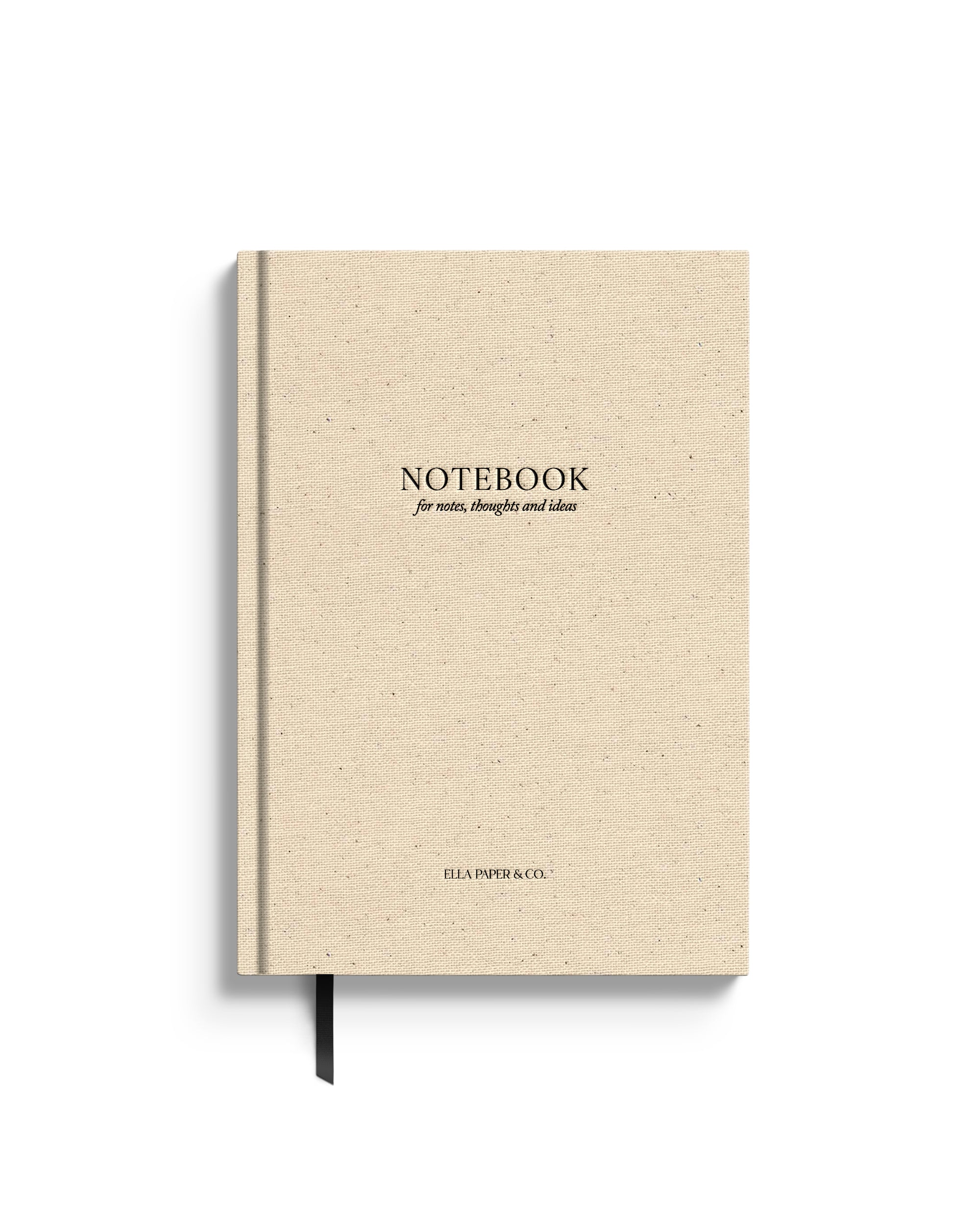 Linen Notebook OATMEAL - A5 jegyzetfüzet (vonalas)