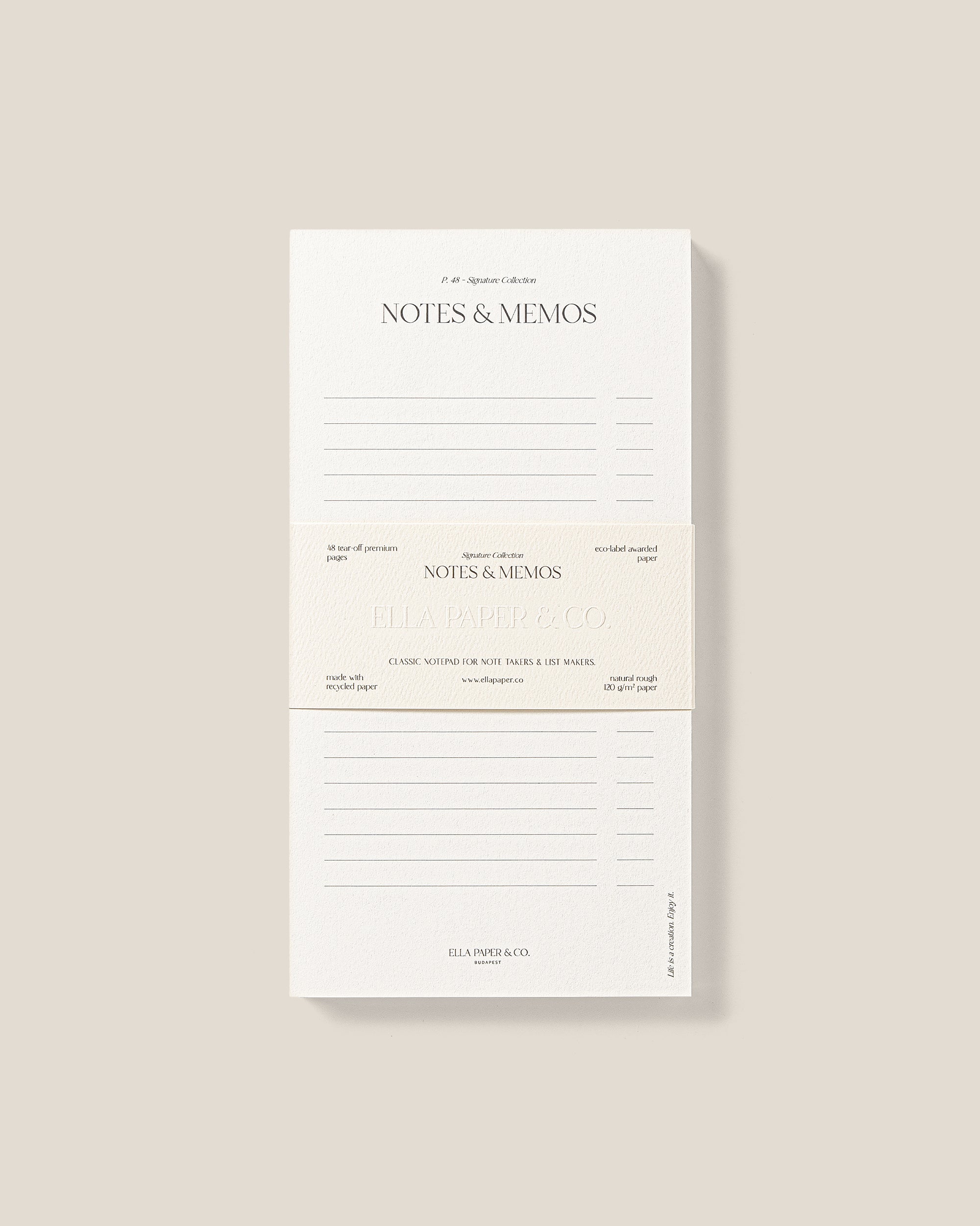 Notes & Memos - Klasszikus jegyzettömb