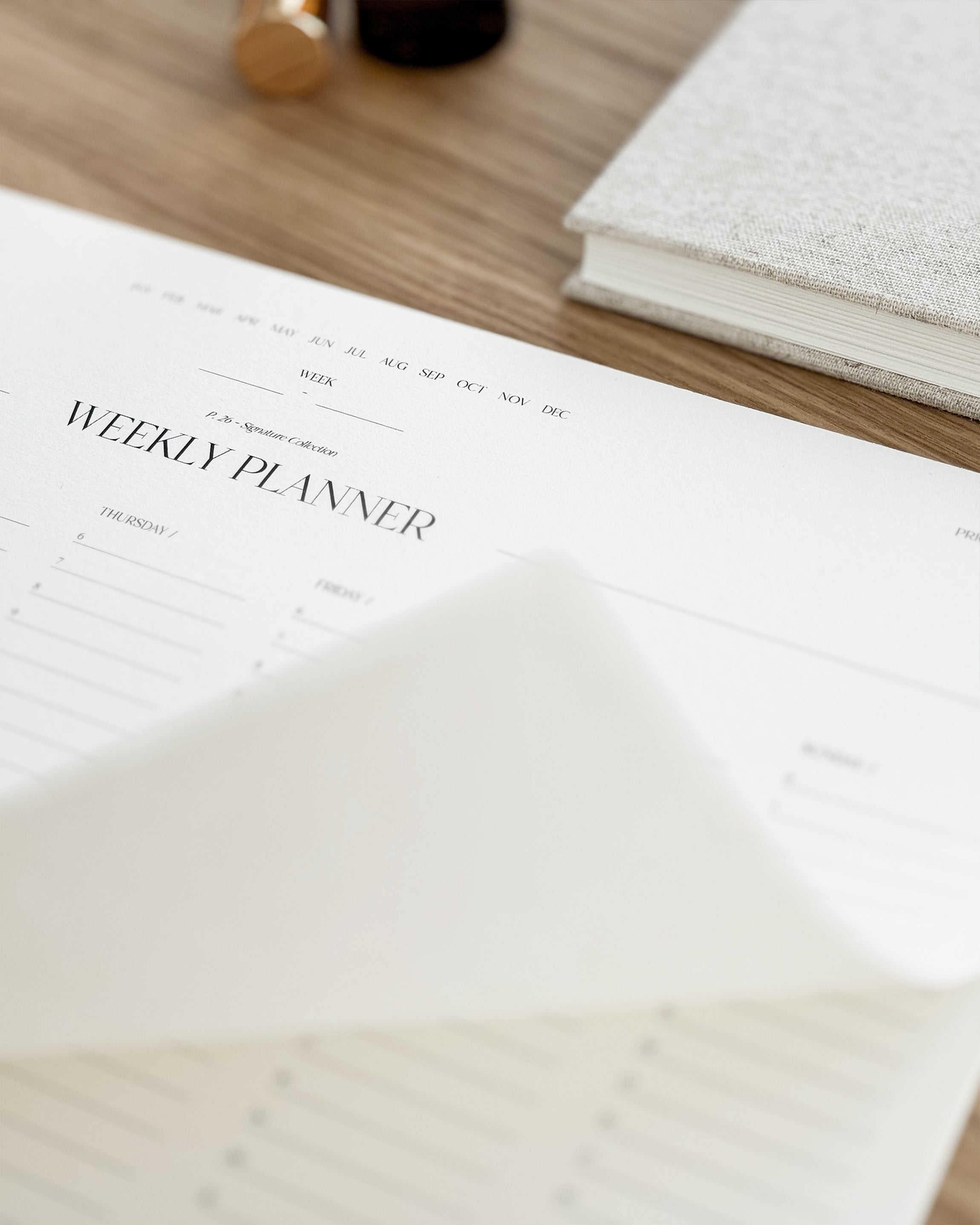 Weekly Planner – Asztali Heti Tervező