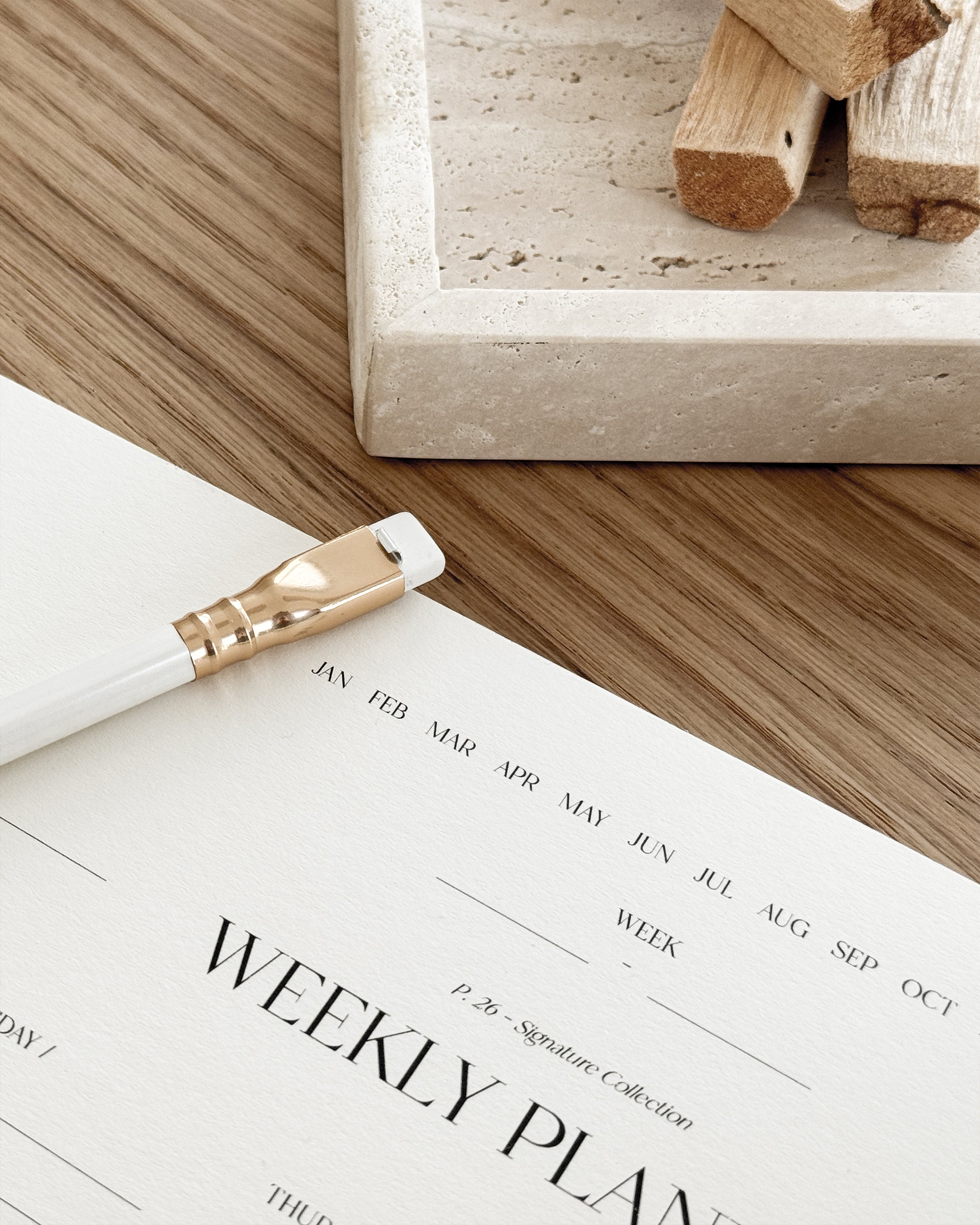 Weekly Planner – Asztali Heti Tervező