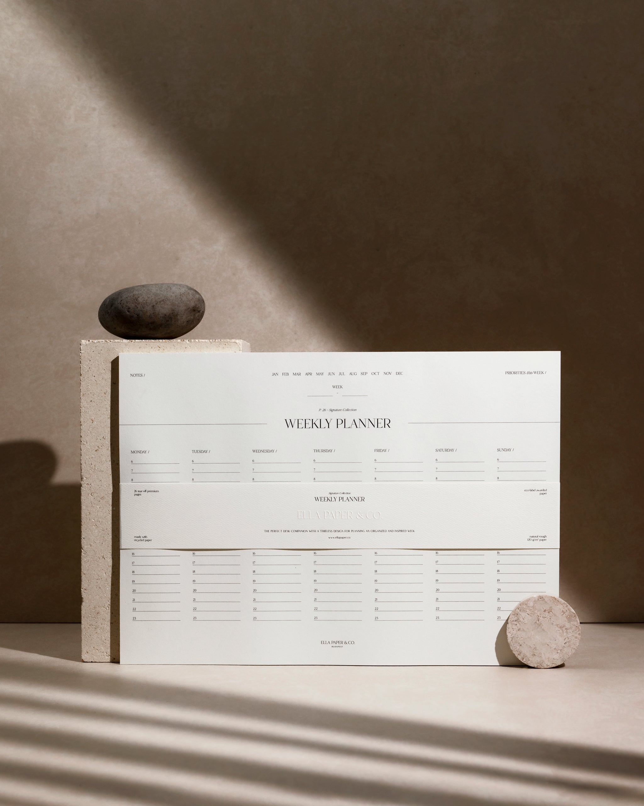 Weekly Planner - Asztali heti tervező