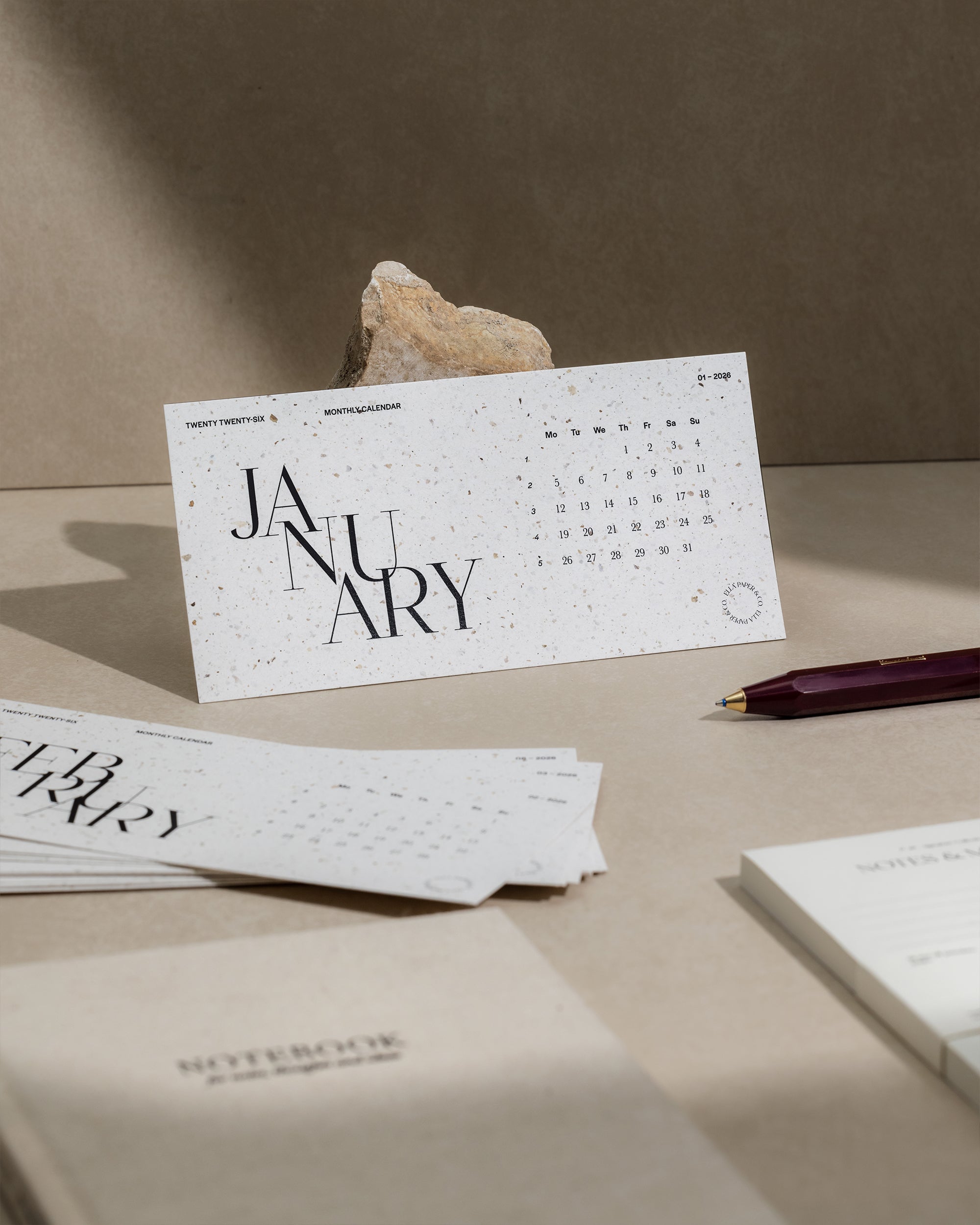 2026 Asztali naptárkártya szett - COFFEE