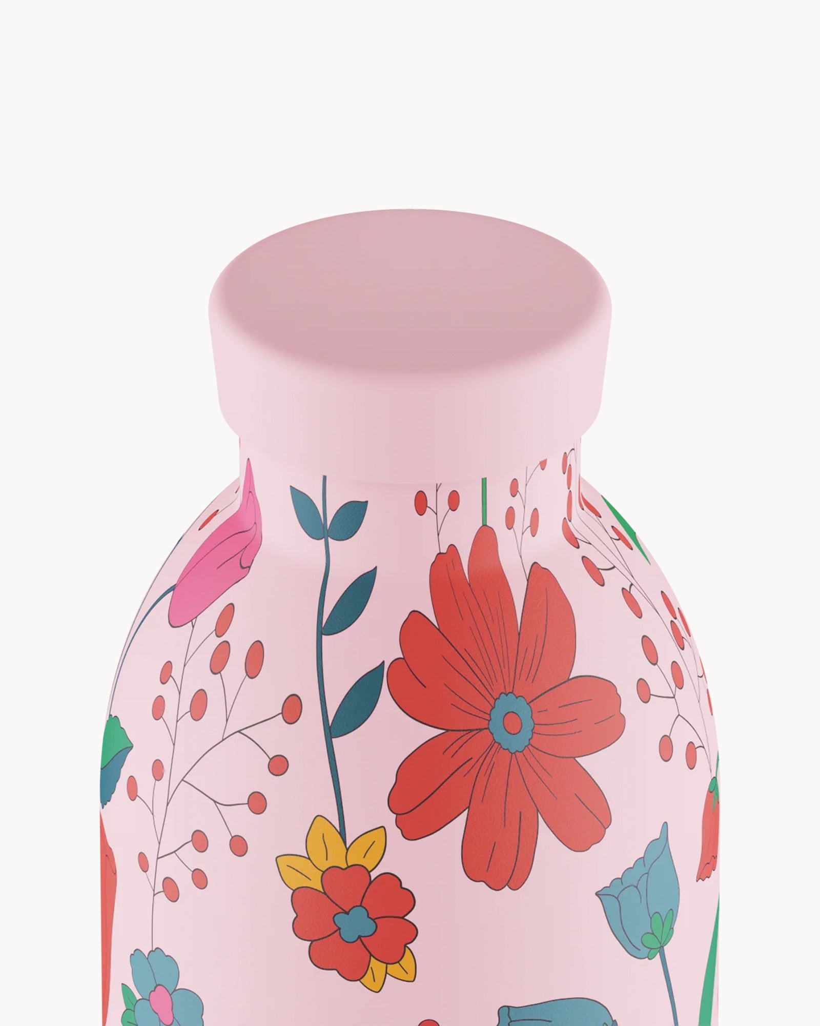 24Bottles Clima 500 ml rozsdamentes acél termosz - Bloom Bloom Pink