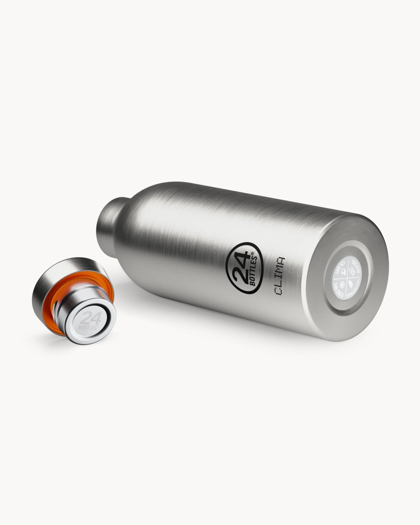 24Bottles Clima 500 ml rozsdamentes acél termosz - Brushed Steel