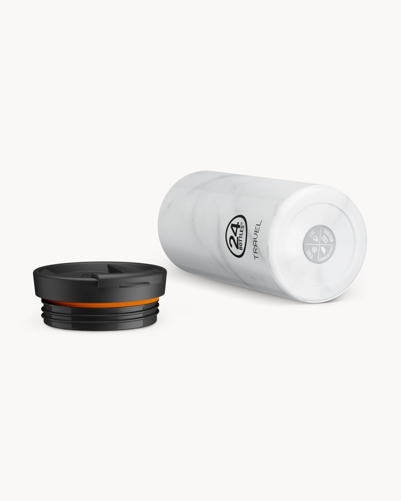 24Bottles Travel Tumbler 600 ml rozsdamentes acél bögre - Carrara