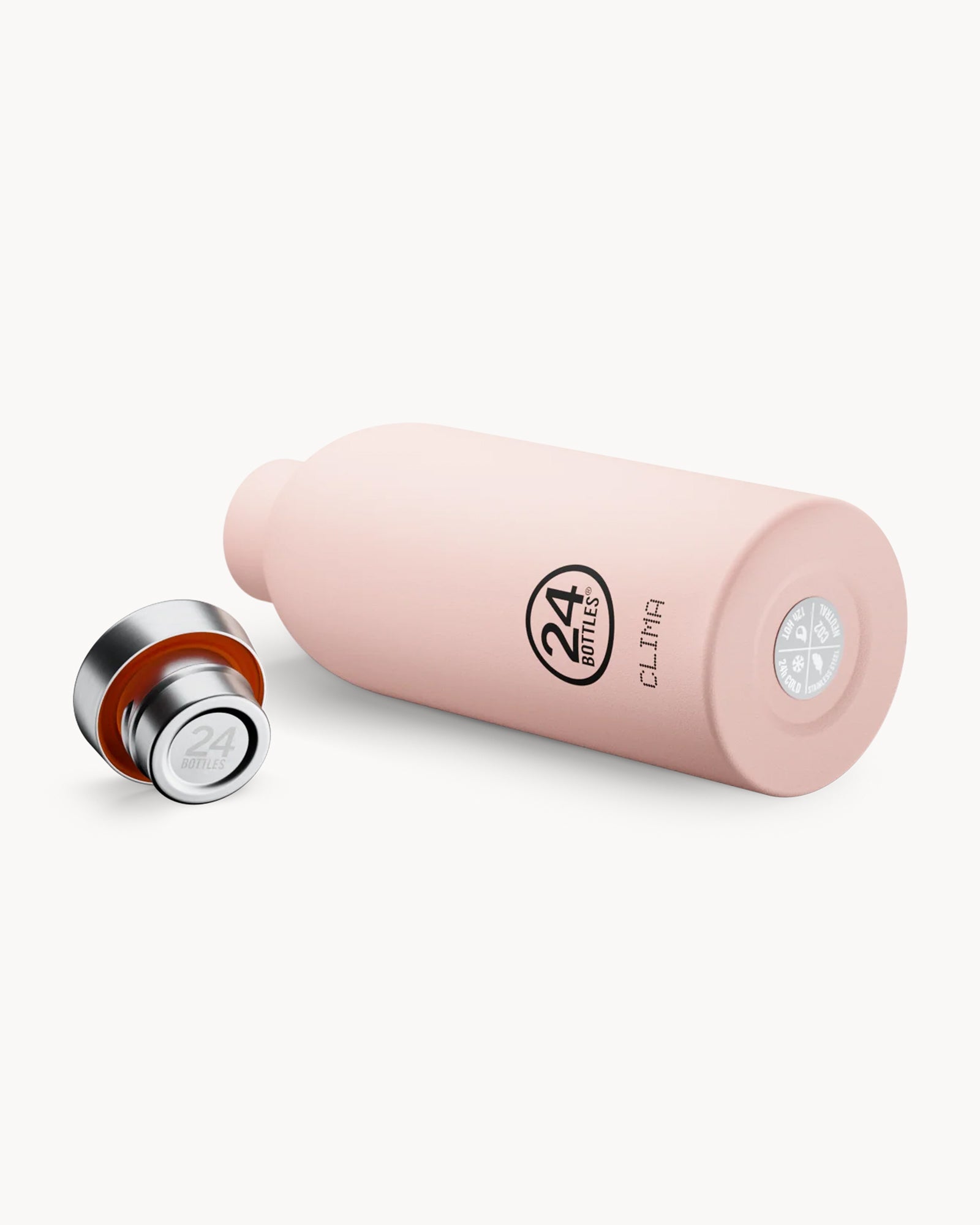 24Bottles Clima 500 ml rozsdamentes acél termosz - Dusty Pink