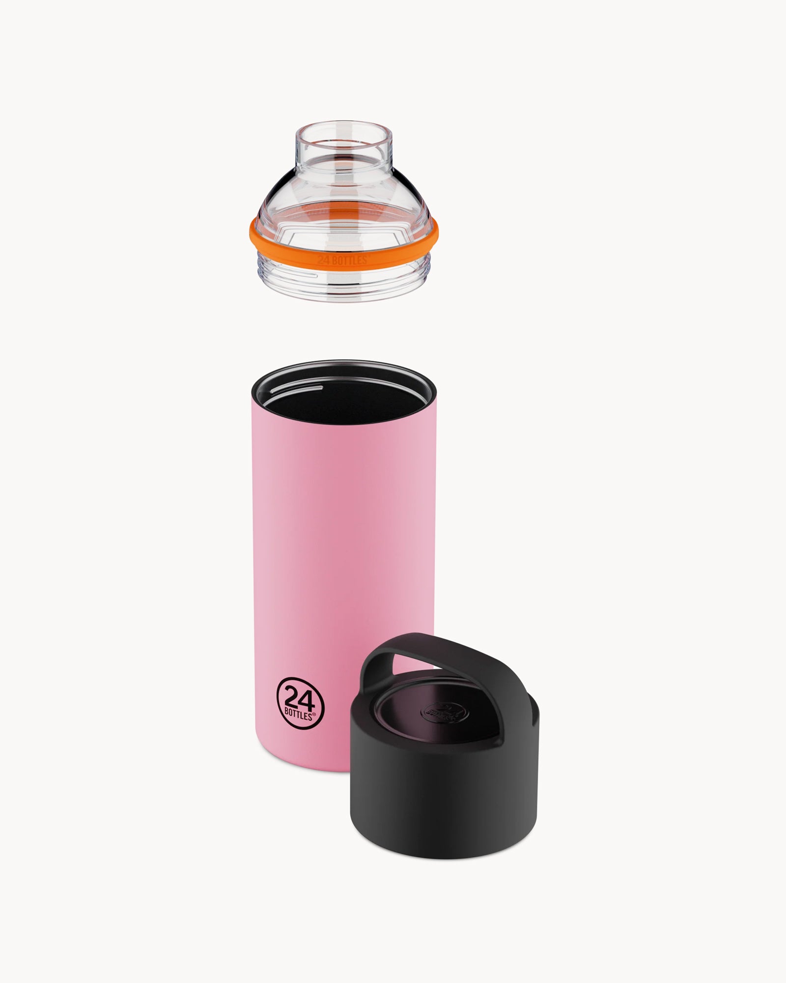 24Bottles Spin Bottle 730 ml rozsdamentes acél bögre - Flamingo