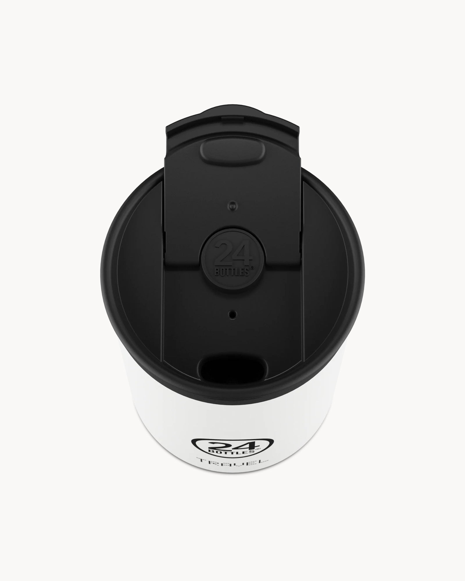 24Bottles Travel Tumbler 350 ml rozsdamentes acél bögre - Ice White