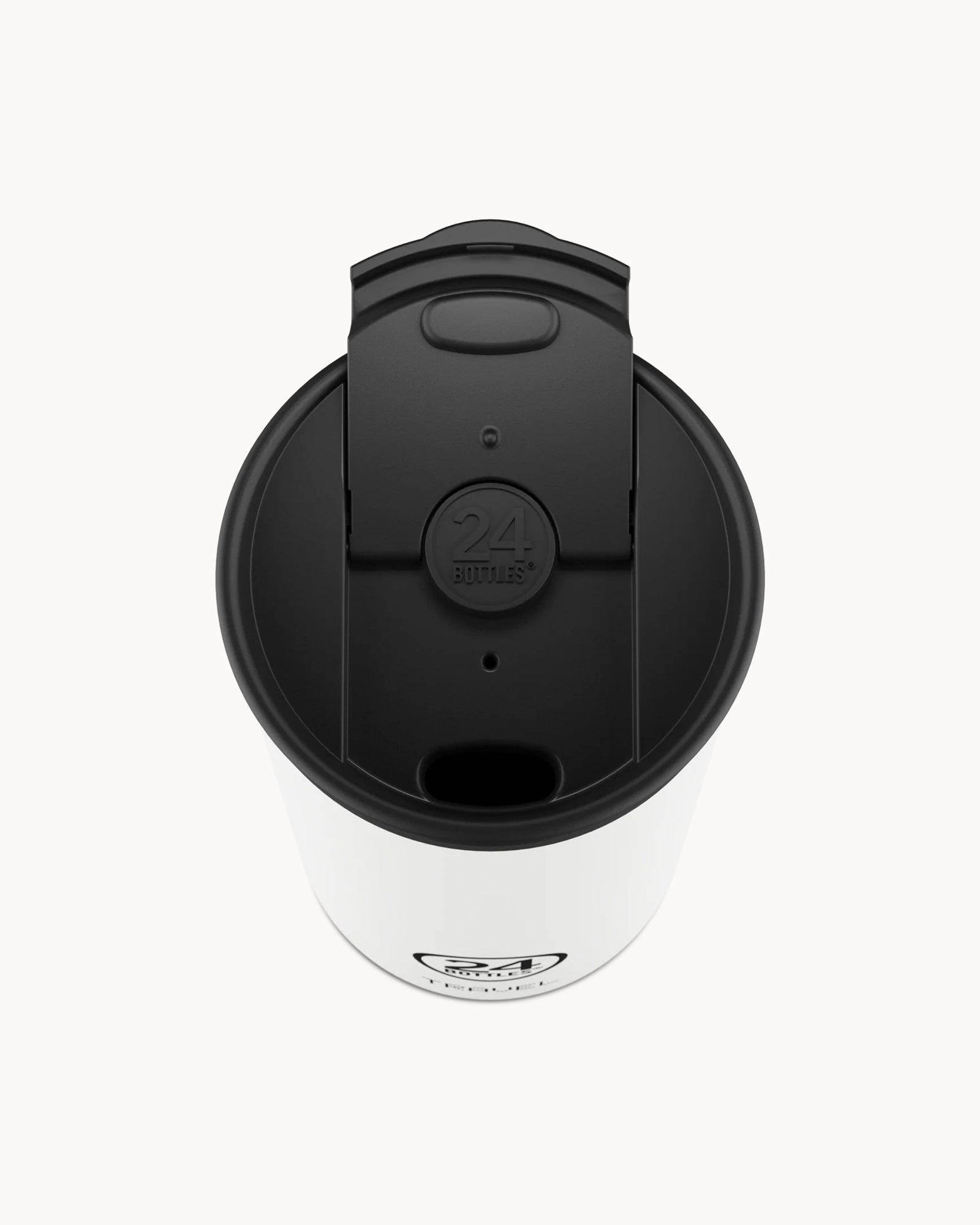 24Bottles Travel Tumbler 600 ml rozsdamentes acél bögre - Ice White