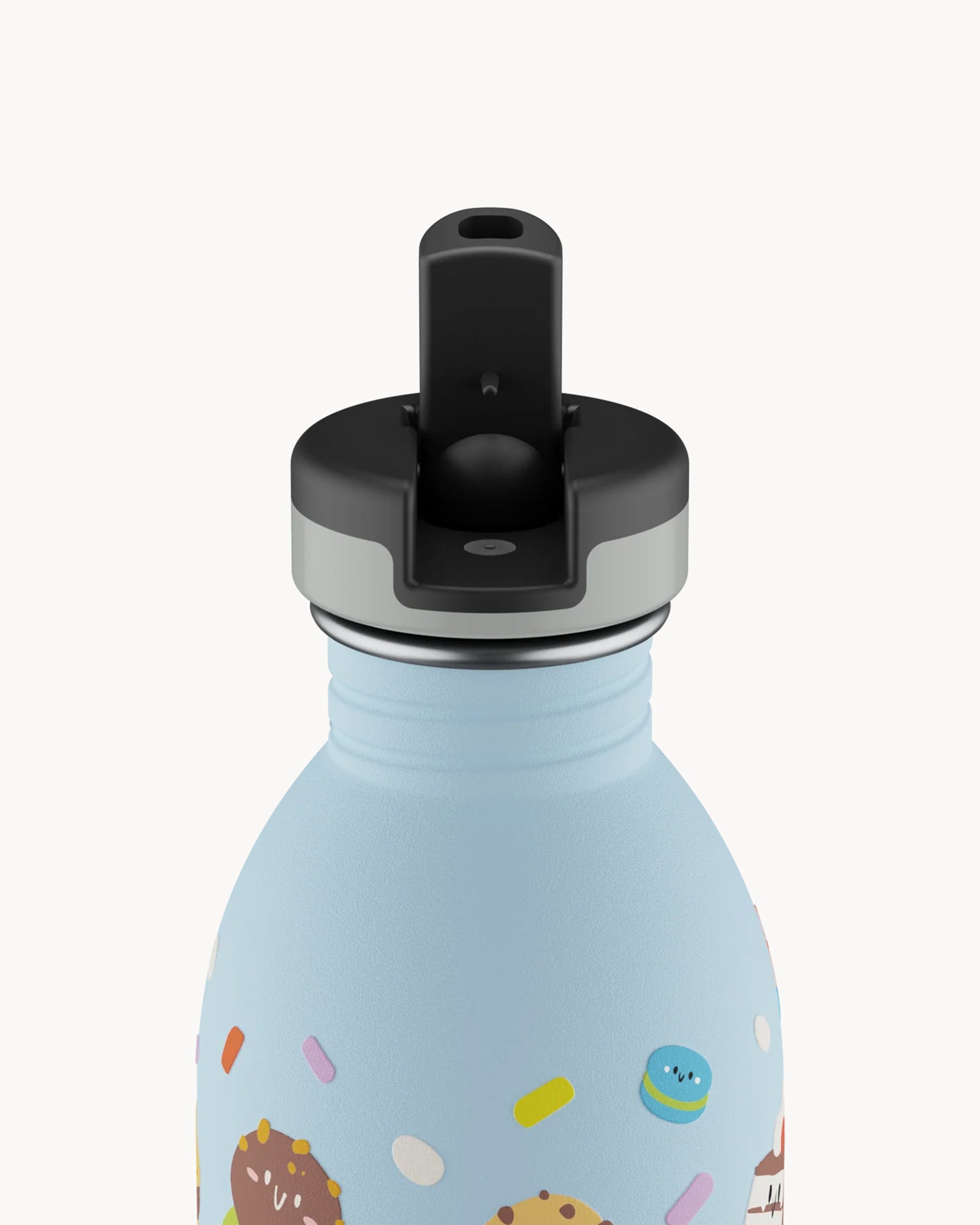 24Bottles Kids 500 ml rozsdamentes acél kulacs szívószálas kupakkal - Sweet Friends