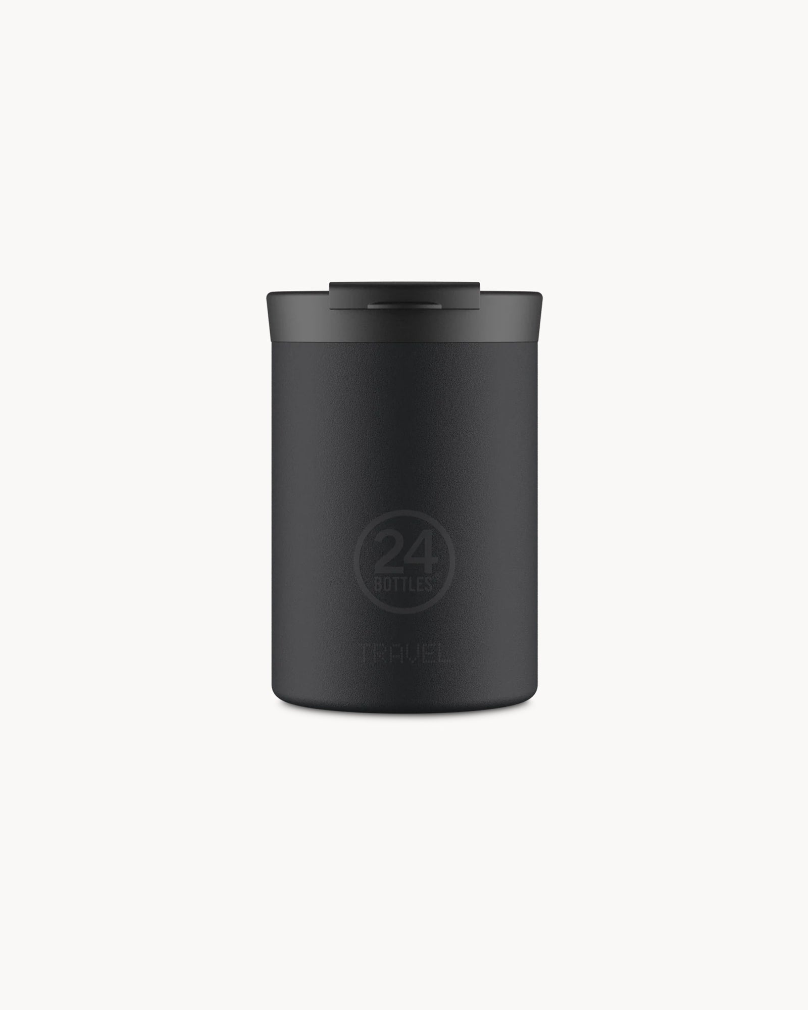 24Bottles Travel Tumbler 350 ml rozsdamentes acél bögre - Tuxedo Black