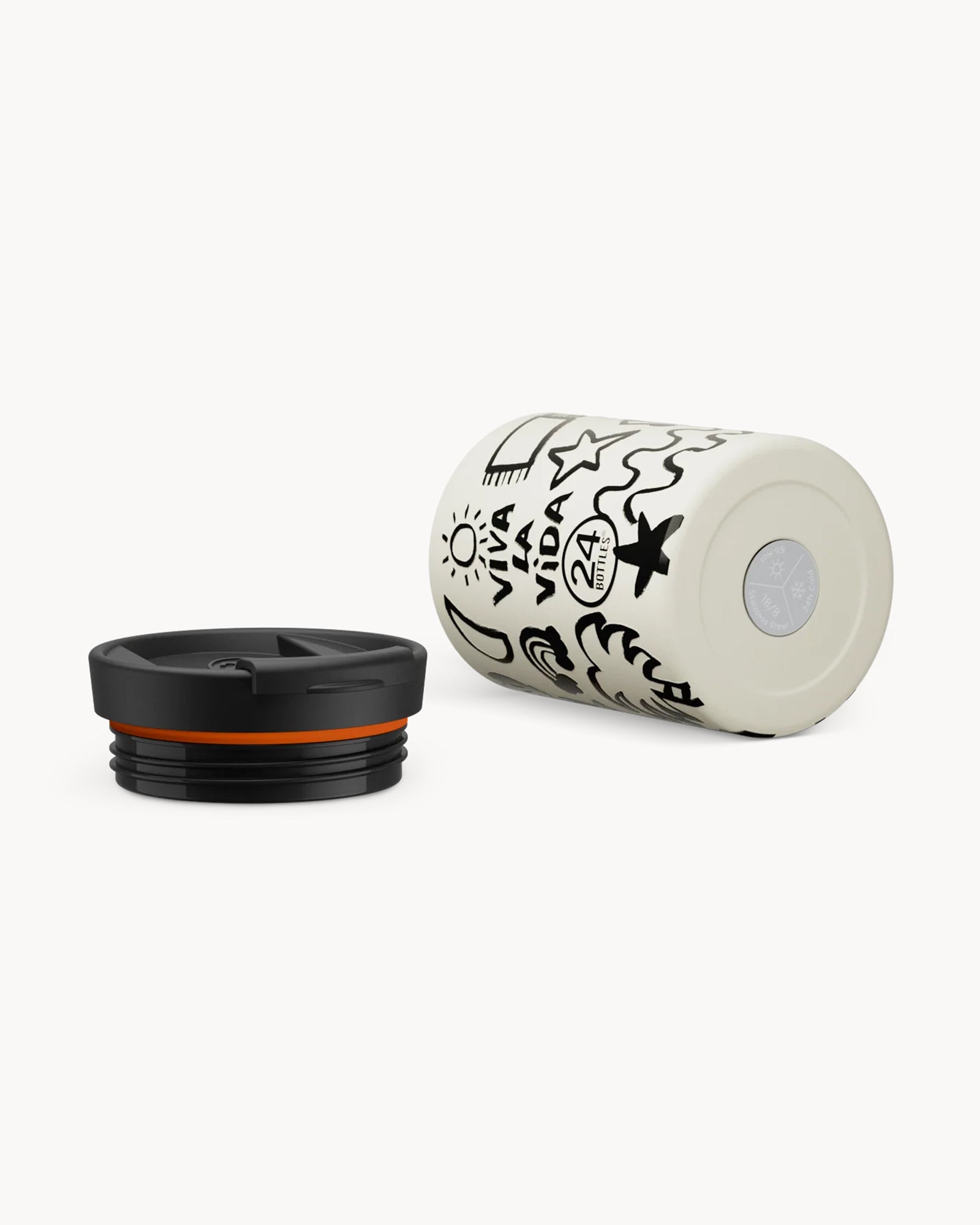24Bottles Travel Tumbler 350 ml rozsdamentes acél bögre - Viva La Vida
