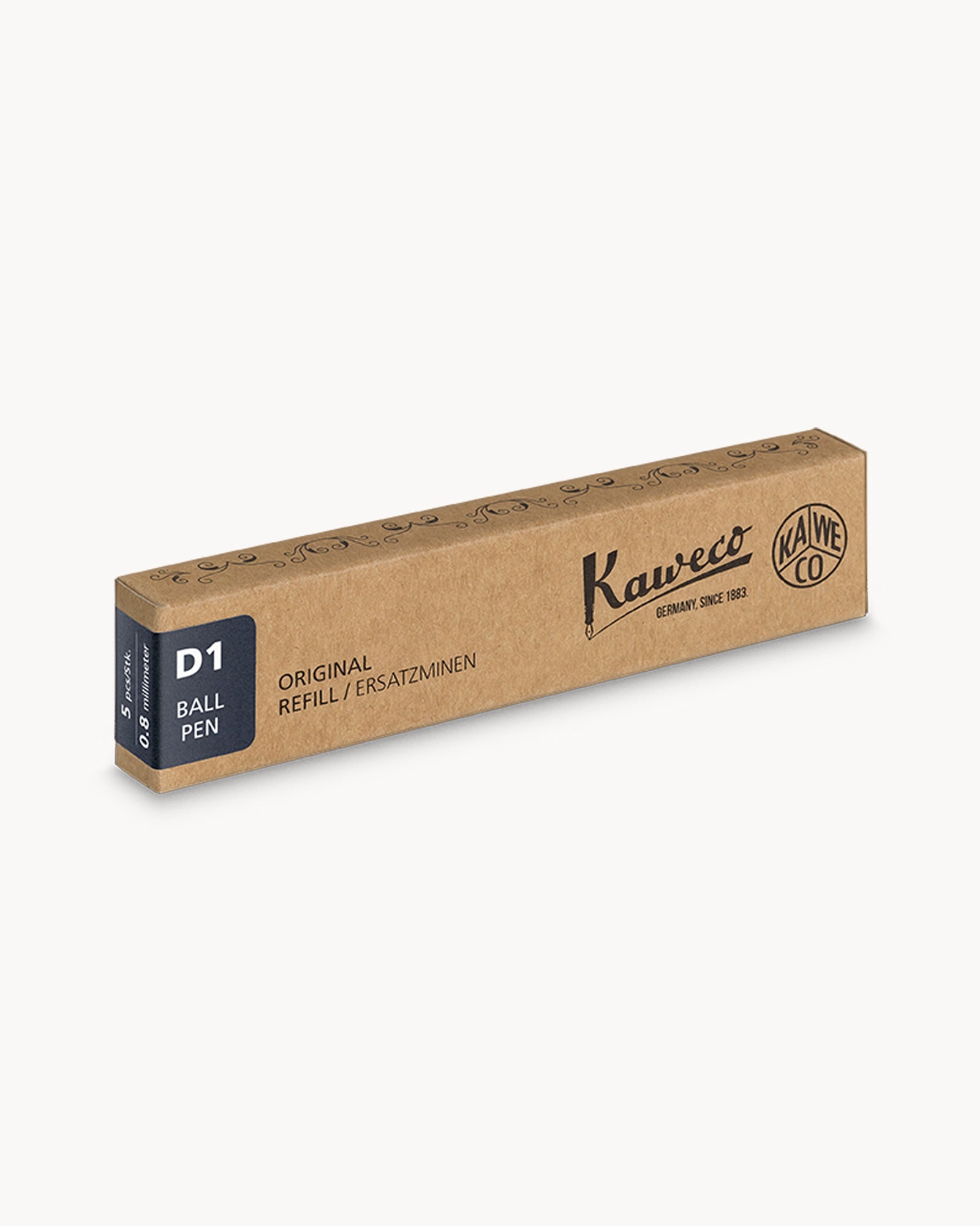 Kaweco D1 golyóstoll betét (5db/csomag) - 0.8 mm fine, fekete