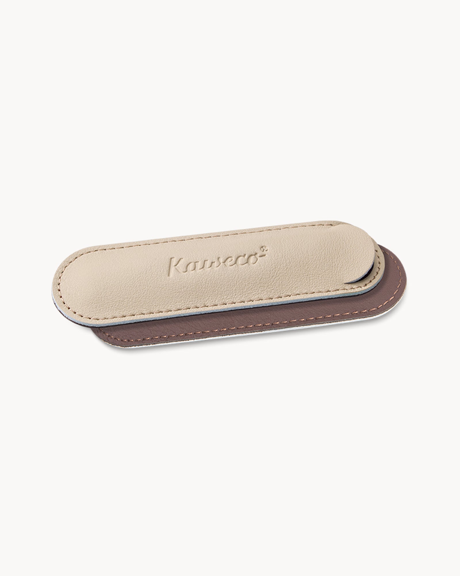 Kaweco ECO bőr tolltartó 1 db SPORT tollhoz – CREAMY ESPRESSO