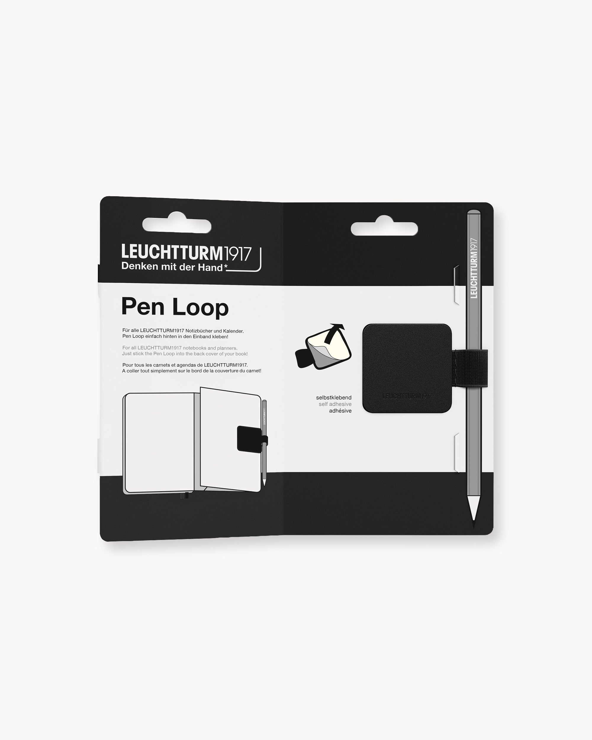 Leuchtturm1917 Pen Loop – Black