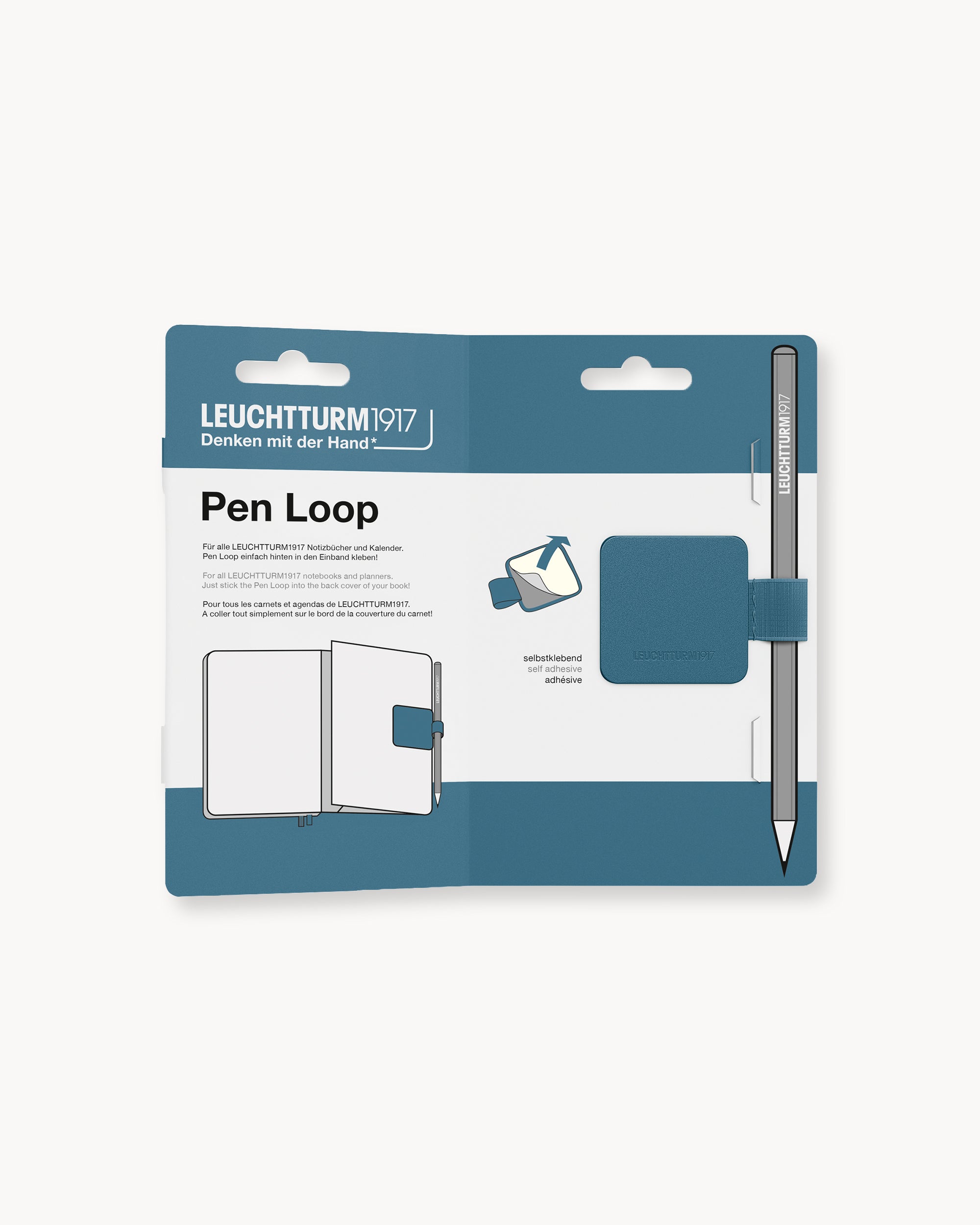 Leuchtturm1917 Pen Loop – Stone Blue