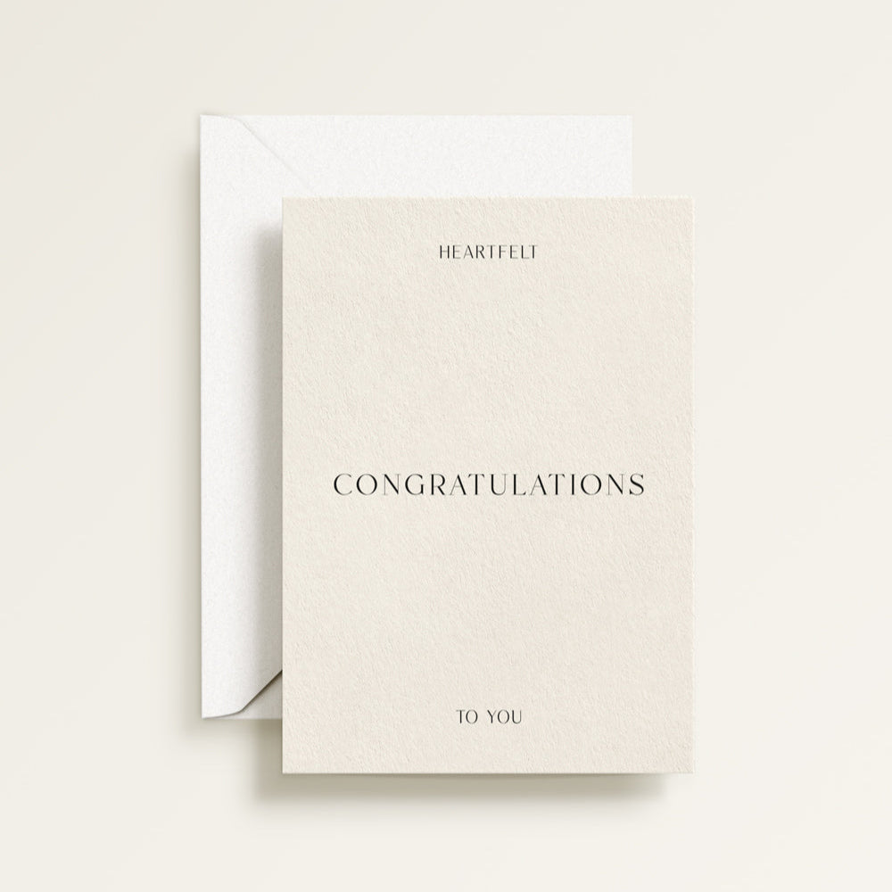 Congratulations Card No. 01 - Üdvözlőkártya borítékkal, A6