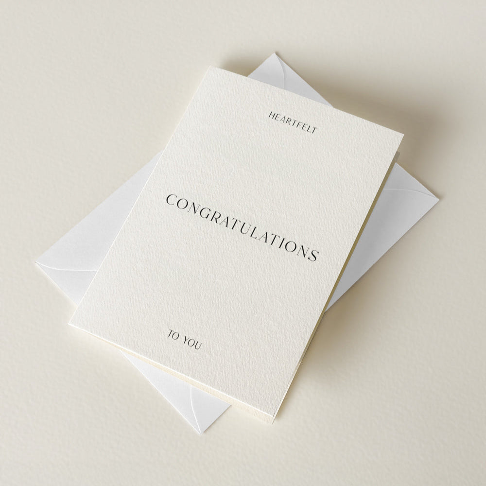 Congratulations Card No. 01 - Üdvözlőkártya borítékkal, A6