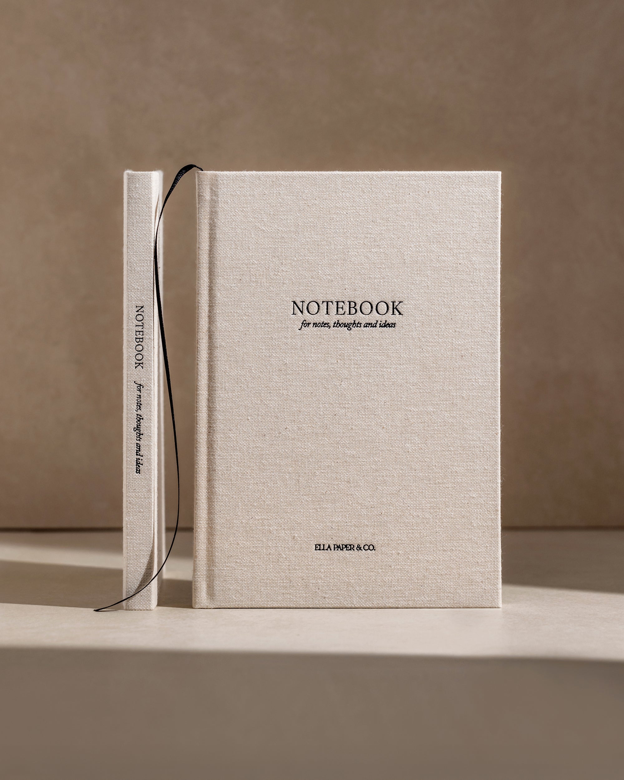 Linen Notebook OATMEAL - A5 jegyzetfüzet (vonalas)