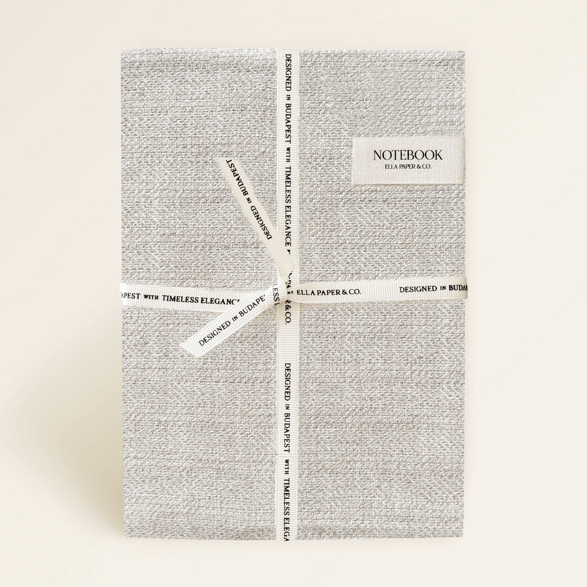 Notebook with Fabric Cover