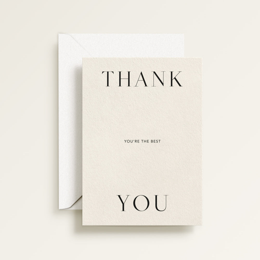 Thank You Card No. 03 - Üdvözlőkártya borítékkal, A6