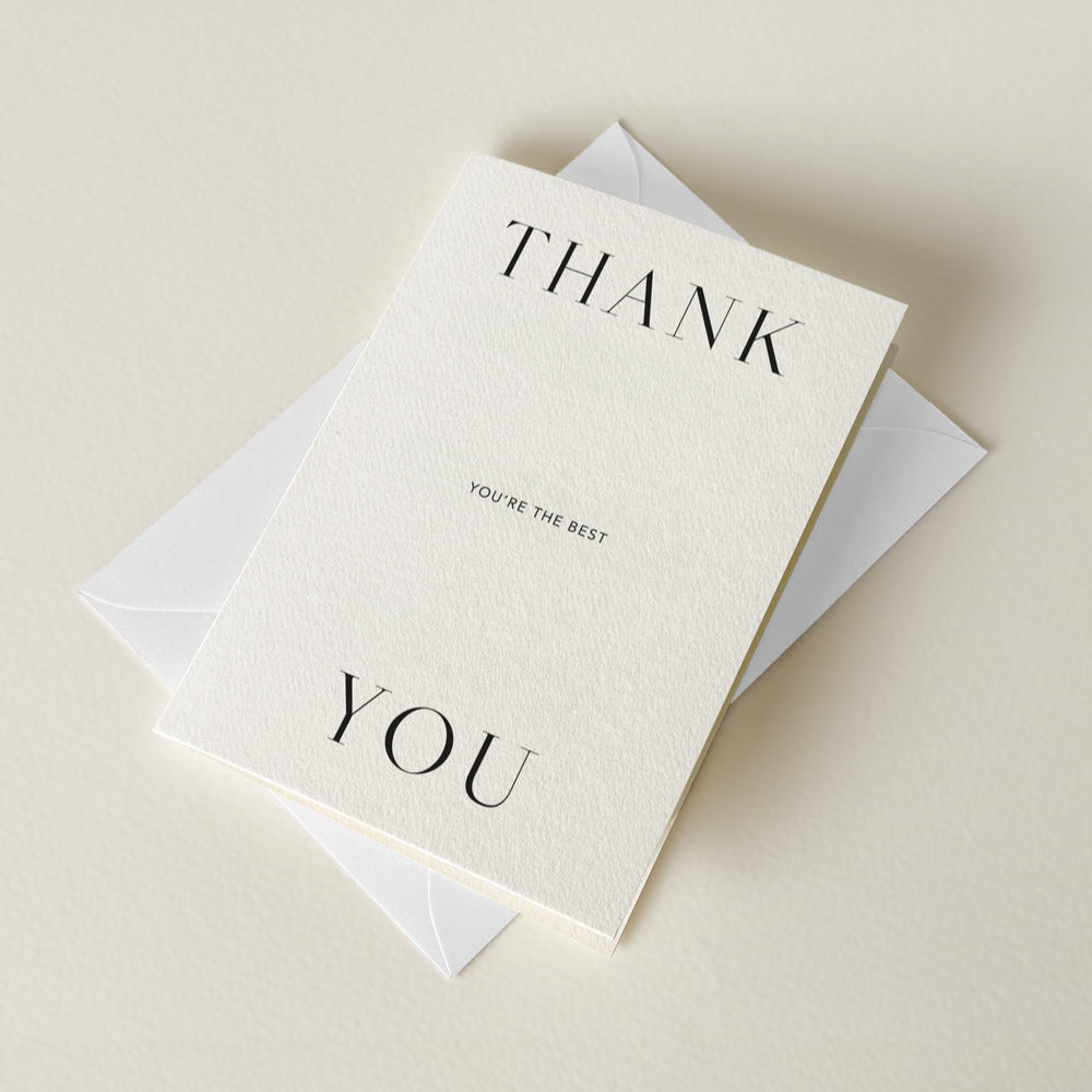 Thank You Card No. 03 - Üdvözlőkártya borítékkal, A6